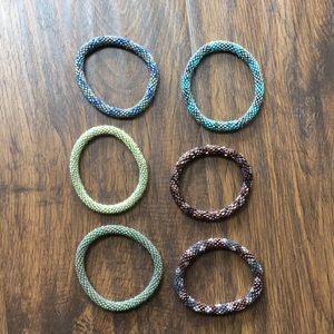 Six Lily & Laura bracelets